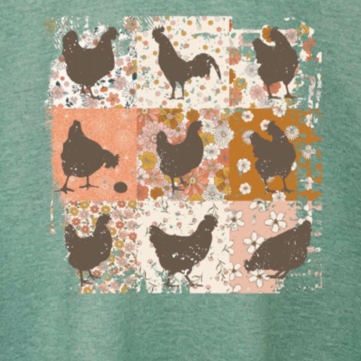 Distressed Chicken Crewneck Sweatshirt