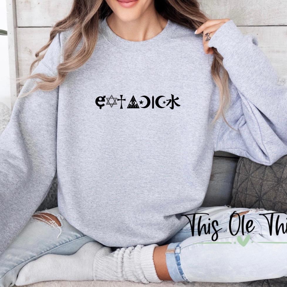 Hidden Message Crewneck Sweatshirt - photo 2