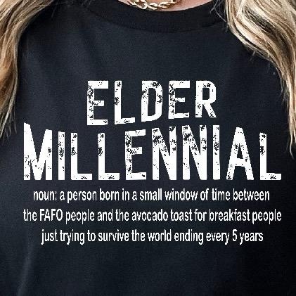 Elder Millenial T-Shirt - photo 2
