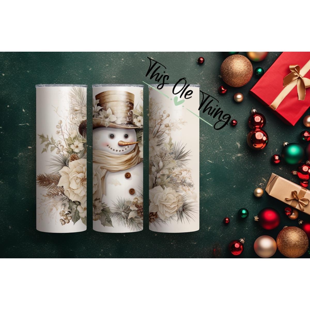 Snowman 20oz Tumbler
