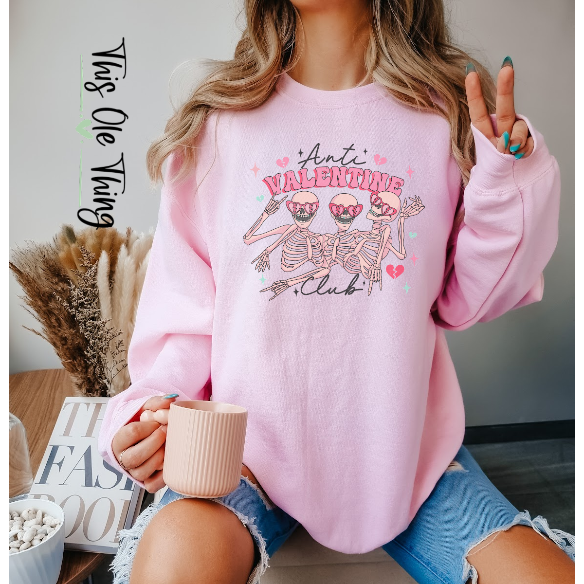 Anti-Valentine crewneck