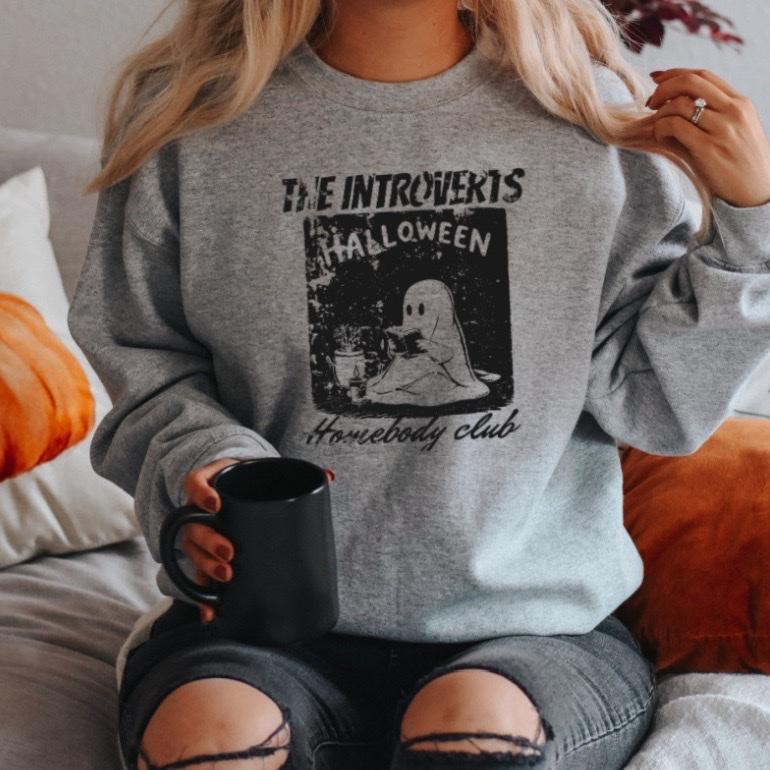 Introverts Halloween Sweatshirt