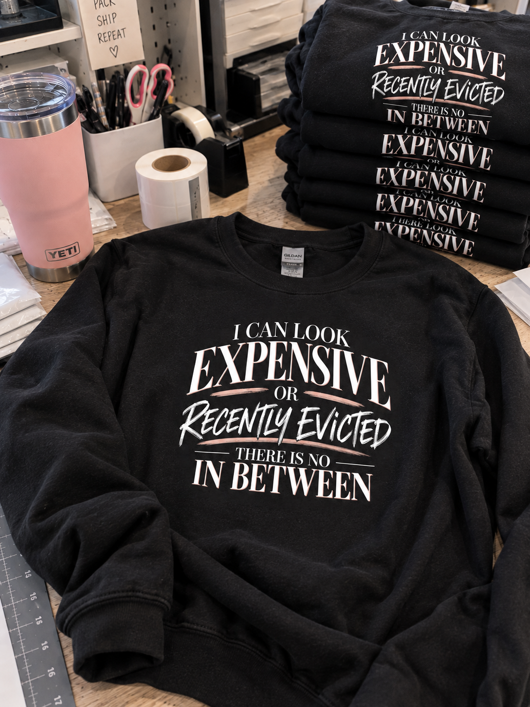 Recently evicted sweatshirt
