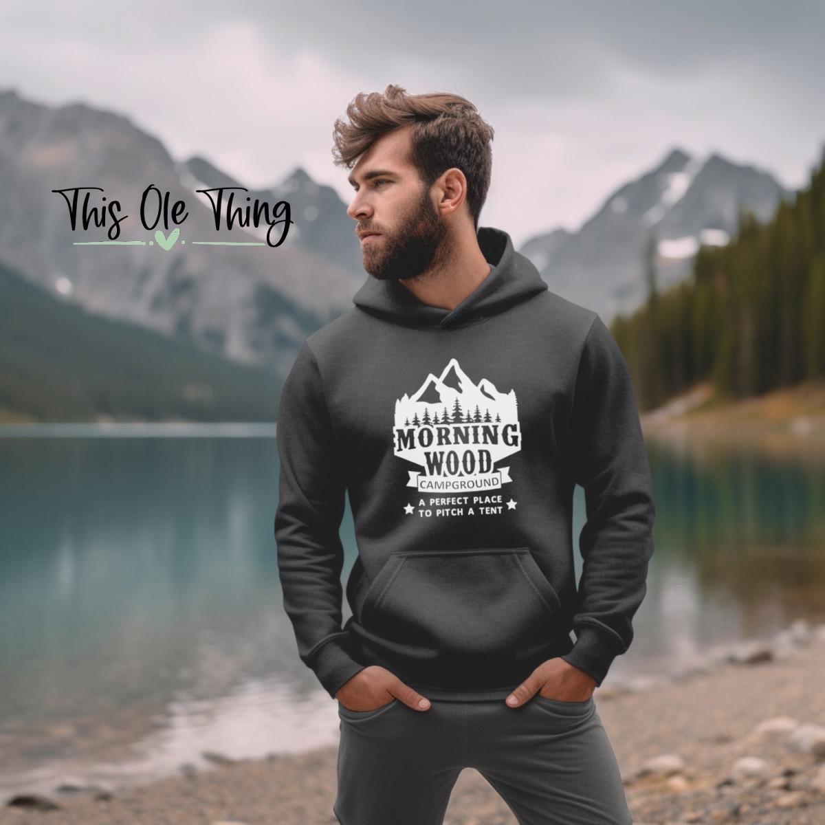 Men's Morning Wood Camping Hoodie