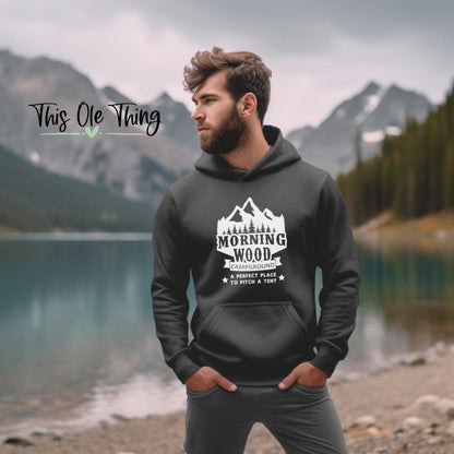 Men's Morning Wood Camping Hoodie