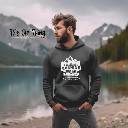 Men's Morning Wood Camping Hoodie