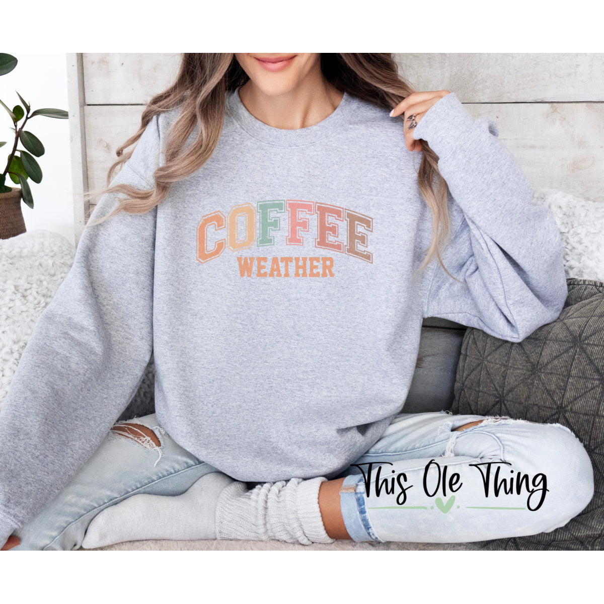 Coffee weather crewneck