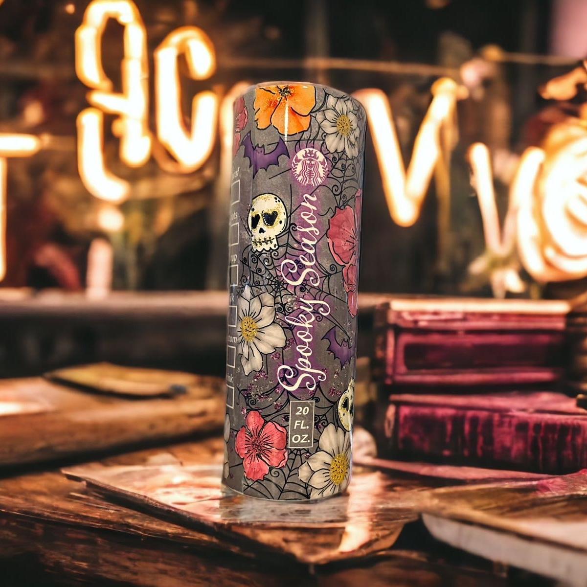 Spooky Season Themed 20oz Tumbler