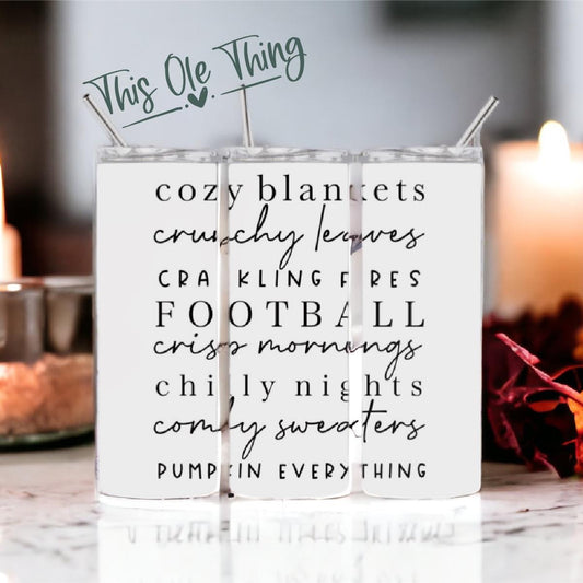 All Things Fall 20oz Tumbler