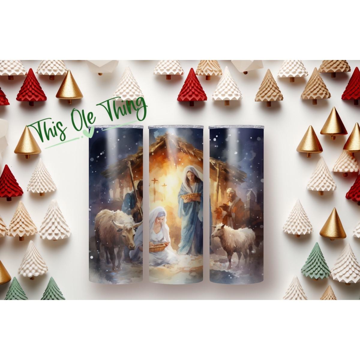 Nativity Scene 20oz Tumbler