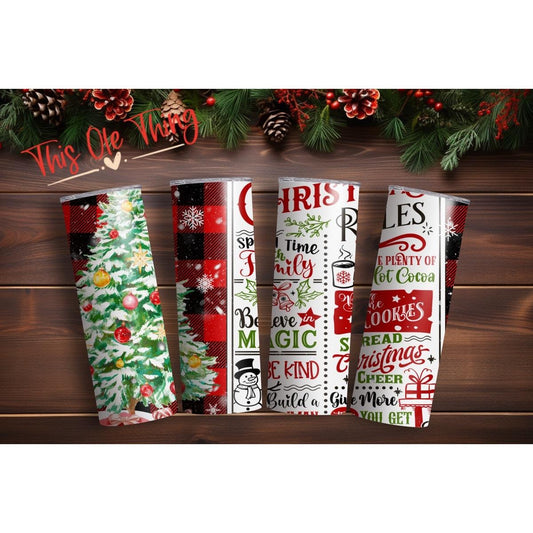 Christmas Rules 20oz Tumbler