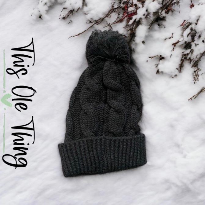 Luxury Winter Cable Knit Beanie