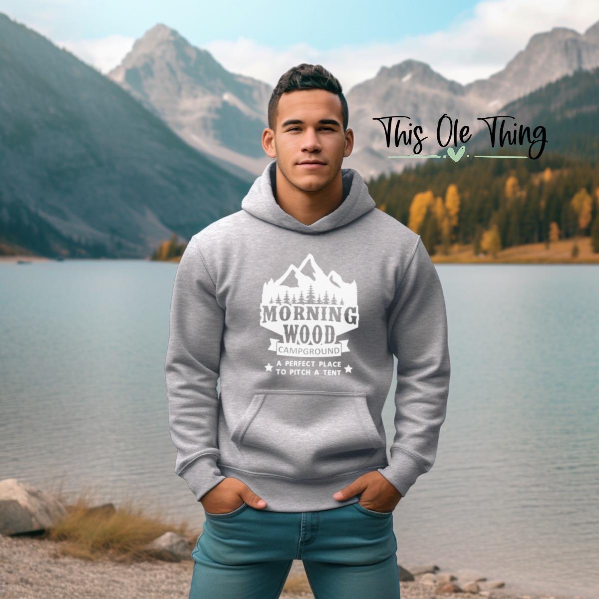Men's Morning Wood Camping Hoodie