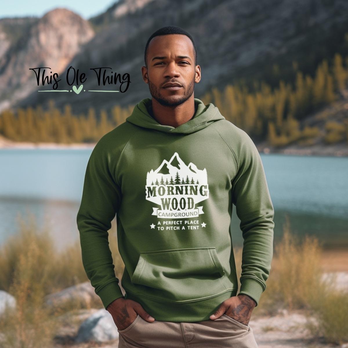 Men's Morning Wood Camping Hoodie