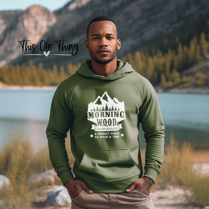 Men's Morning Wood Camping Hoodie