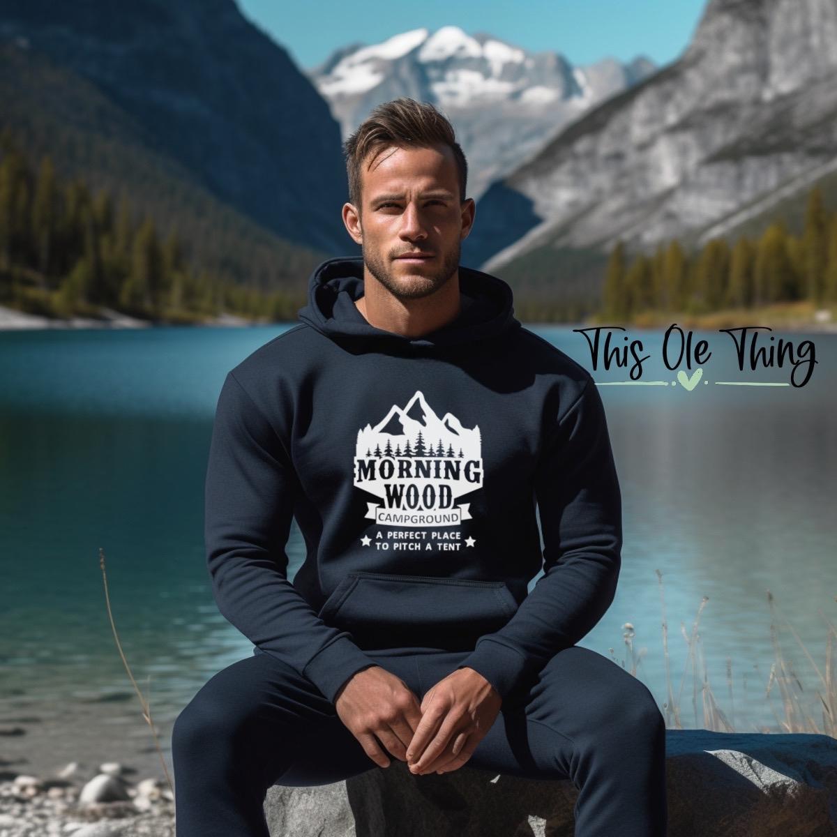 Men's Morning Wood Camping Hoodie