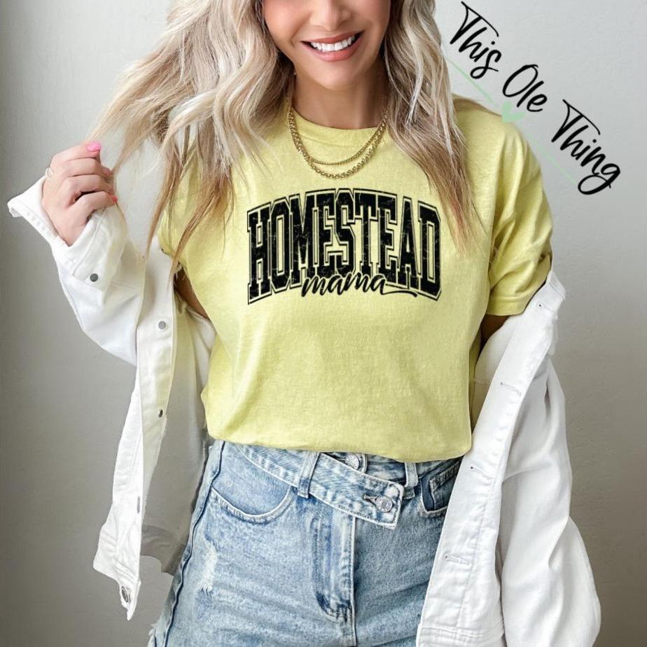 Homestead Mama Distressed T-Shirt