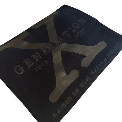 Generation X Tonal Black-on-Black T-Shirt