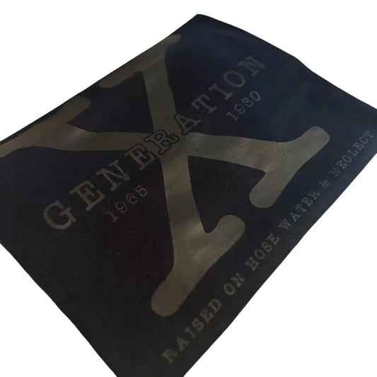 Generation X Tonal Black-on-Black T-Shirt