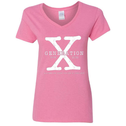 Generation X Bright Color V-Neck Tee