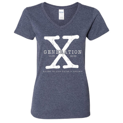 Generation X Bright Color V-Neck Tee