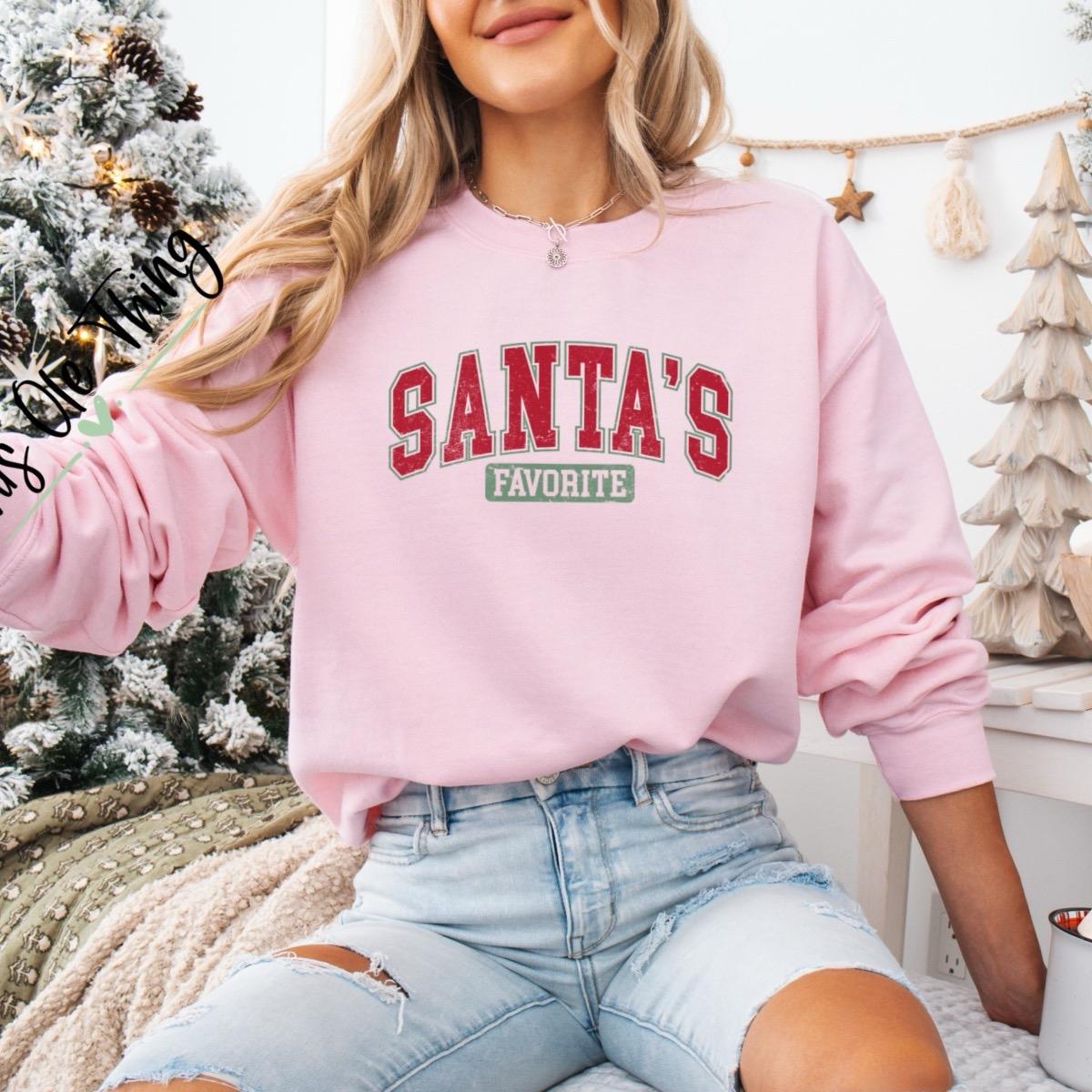 Santa’s Favorite Crewneck Sweatshirt