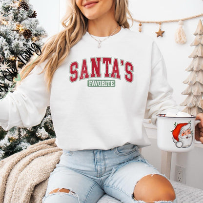 Santa’s Favorite Crewneck Sweatshirt