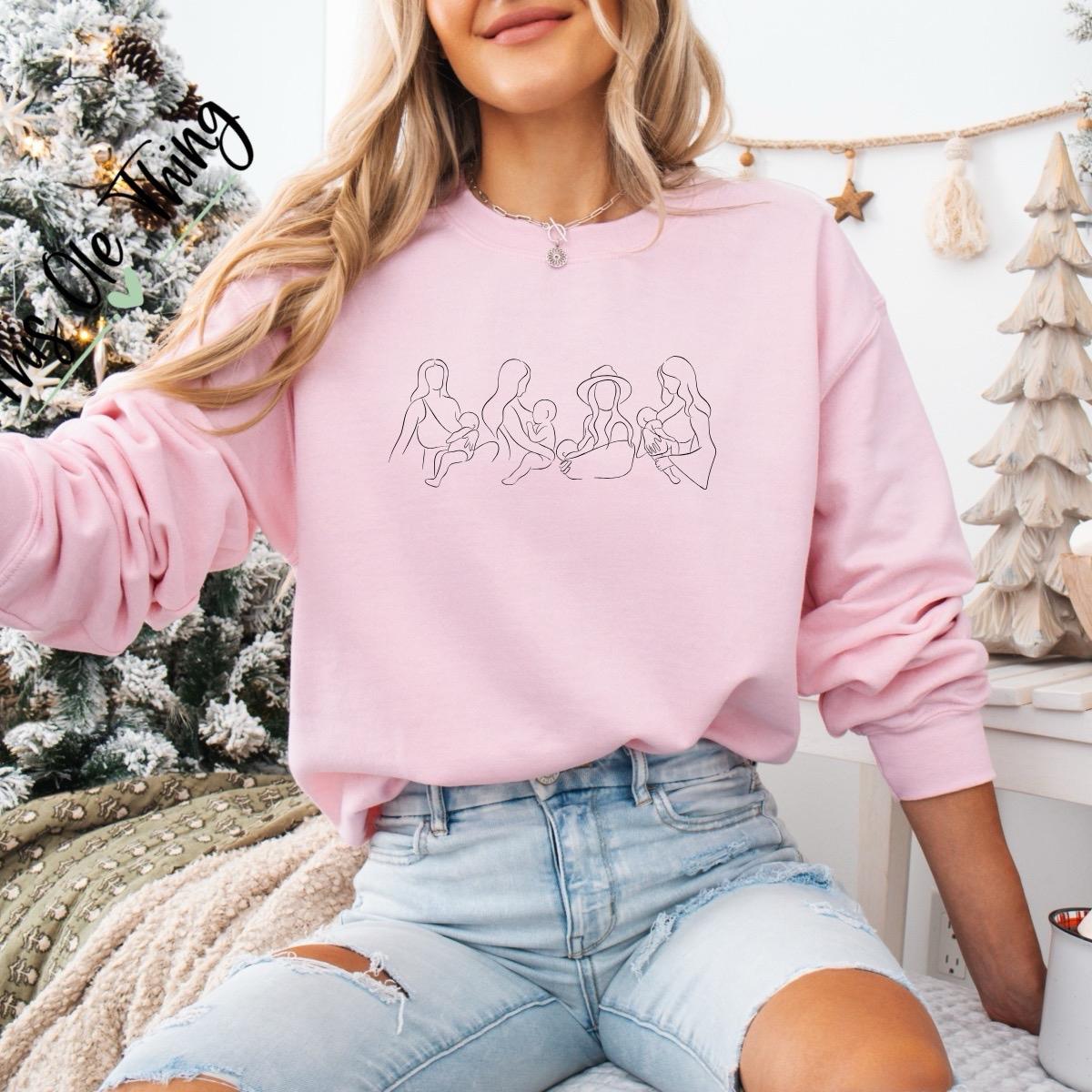 Mickle Thing Nursing Crewneck Sweatshirt