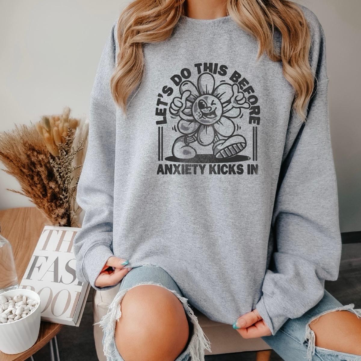 Anxiety Crewneck Sweatshirt