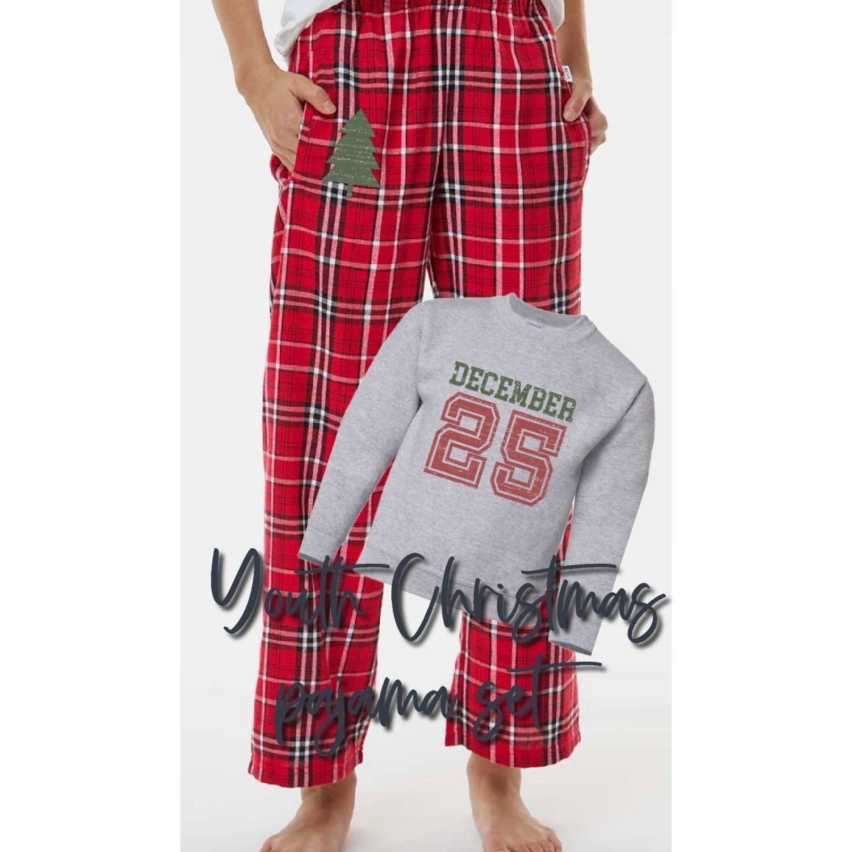 Youth Christmas Pajama Set