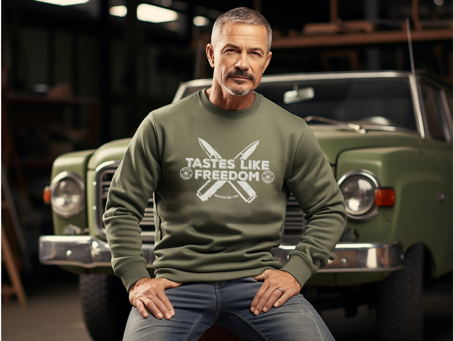 Tastes like freedom unisex sweatshirt