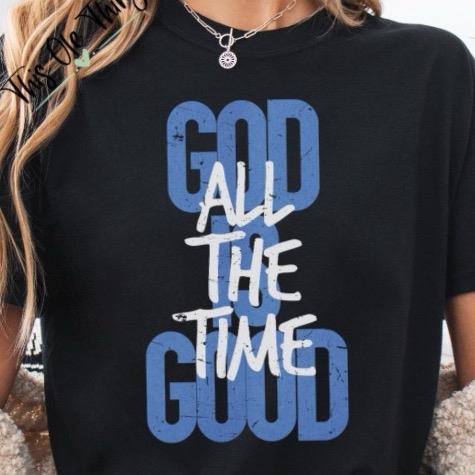 God Is Good Grunge T-Shirt - photo 2