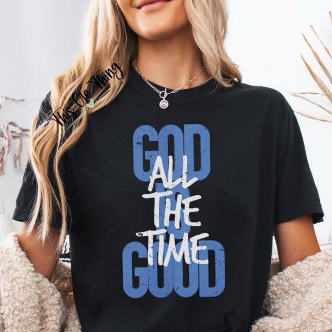 God Is Good Grunge T-Shirt - photo 4