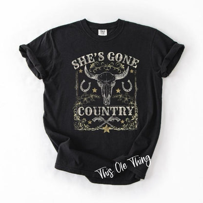 She's Gone Country T-Shirt