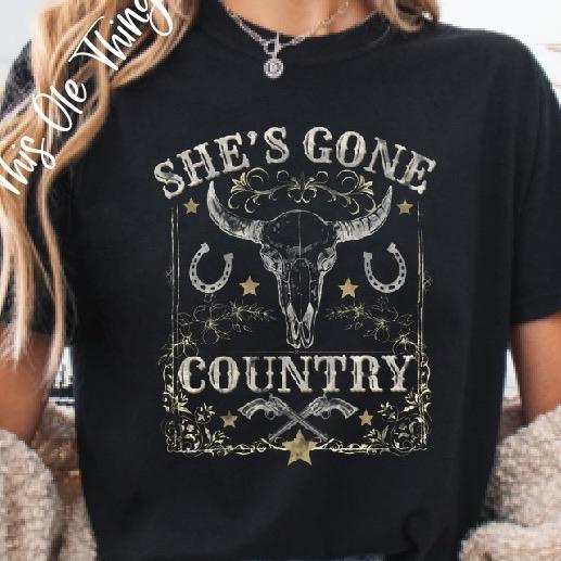 She's Gone Country T-Shirt