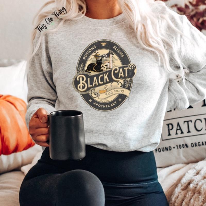 Black Cat Fall Crewneck Sweatshirt