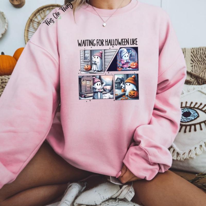 Waiting For Halloween Like Crewneck Sweatshirt