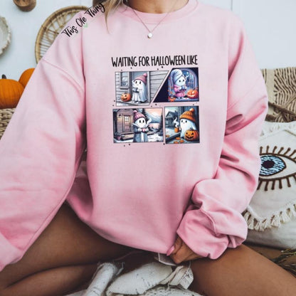 Waiting For Halloween Like Crewneck Sweatshirt