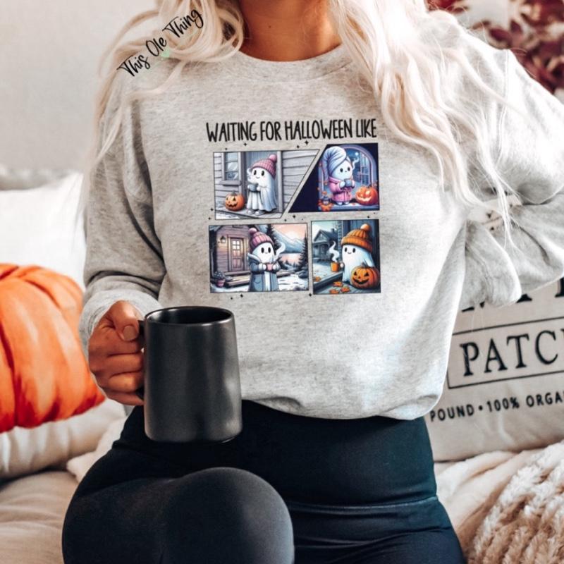 Waiting For Halloween Like Crewneck Sweatshirt