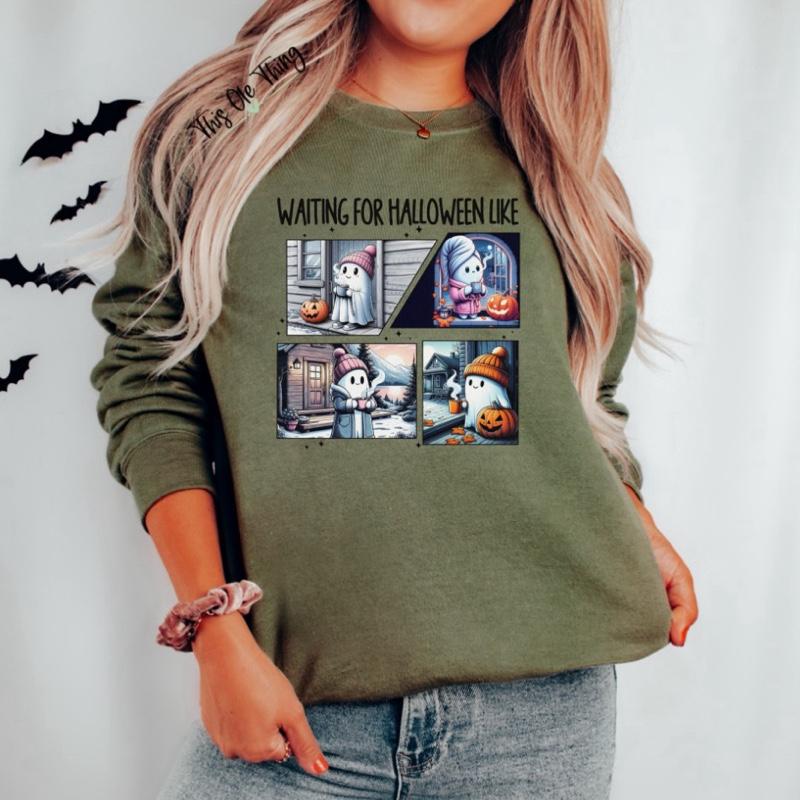 Waiting For Halloween Like Crewneck Sweatshirt