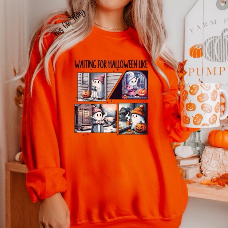 Waiting For Halloween Like Crewneck Sweatshirt