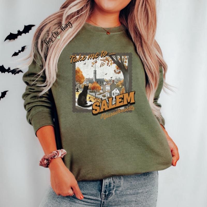 Back To Salem Crewneck Sweatshirt - photo 2