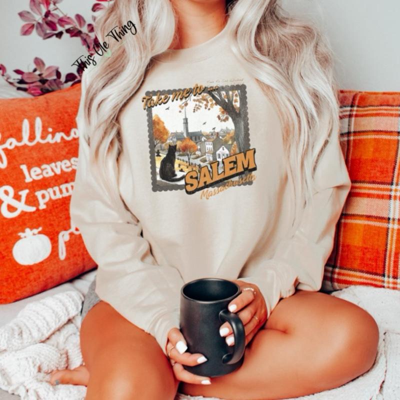 Back To Salem Crewneck Sweatshirt - photo 5