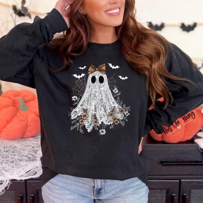 Ghost Lace Crewneck Sweatshirt