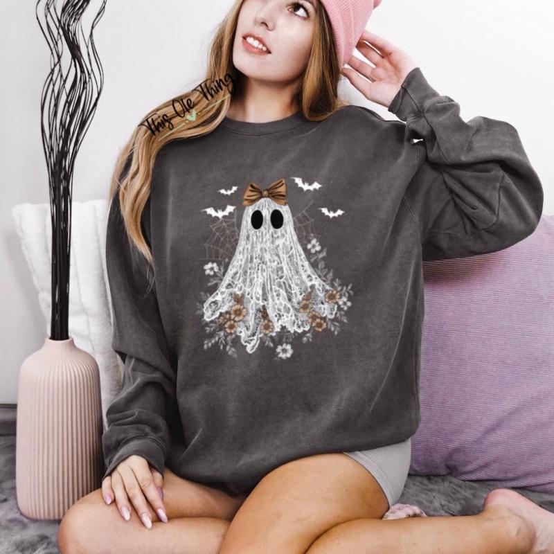 Ghost Lace Crewneck Sweatshirt