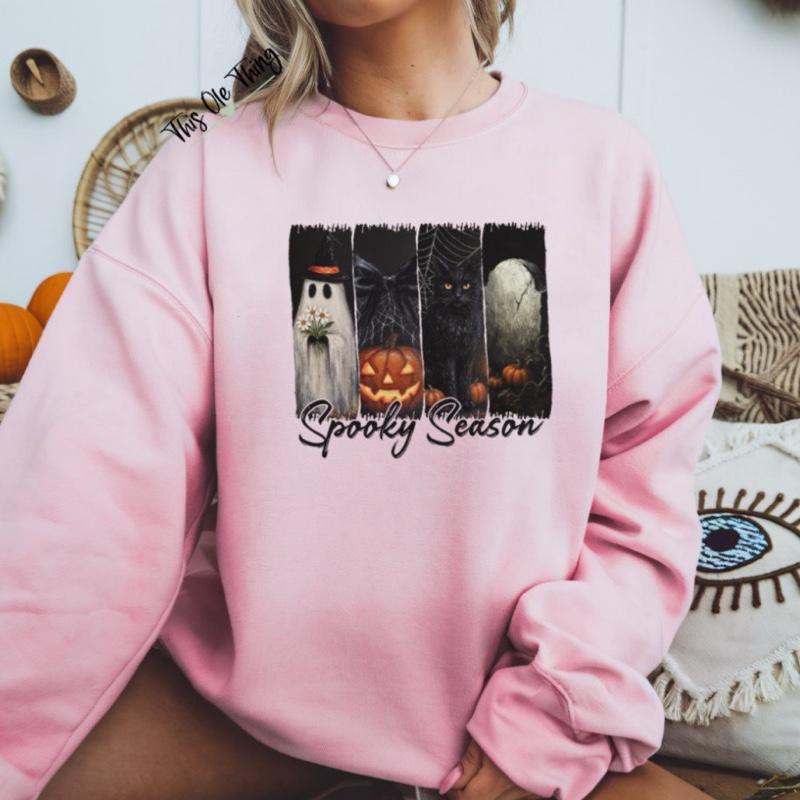 Spooky Season Grid Sweatshirt