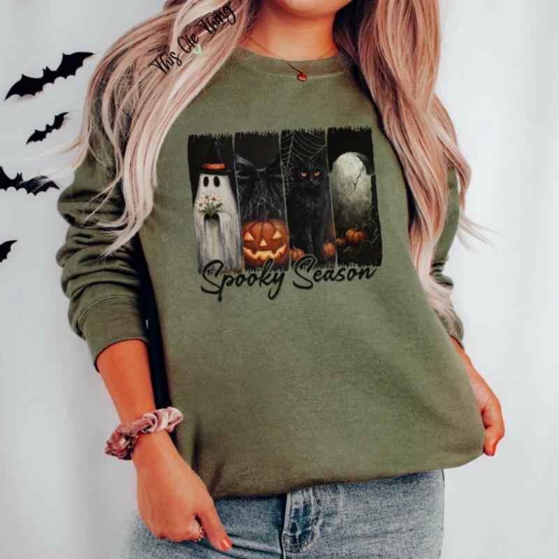 Spooky Season Grid Sweatshirt