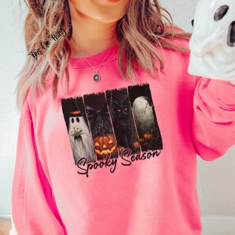 Spooky Season Grid Sweatshirt