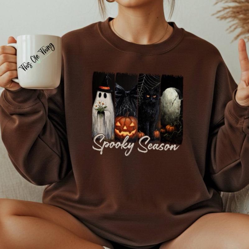 Spooky Season Grid Sweatshirt