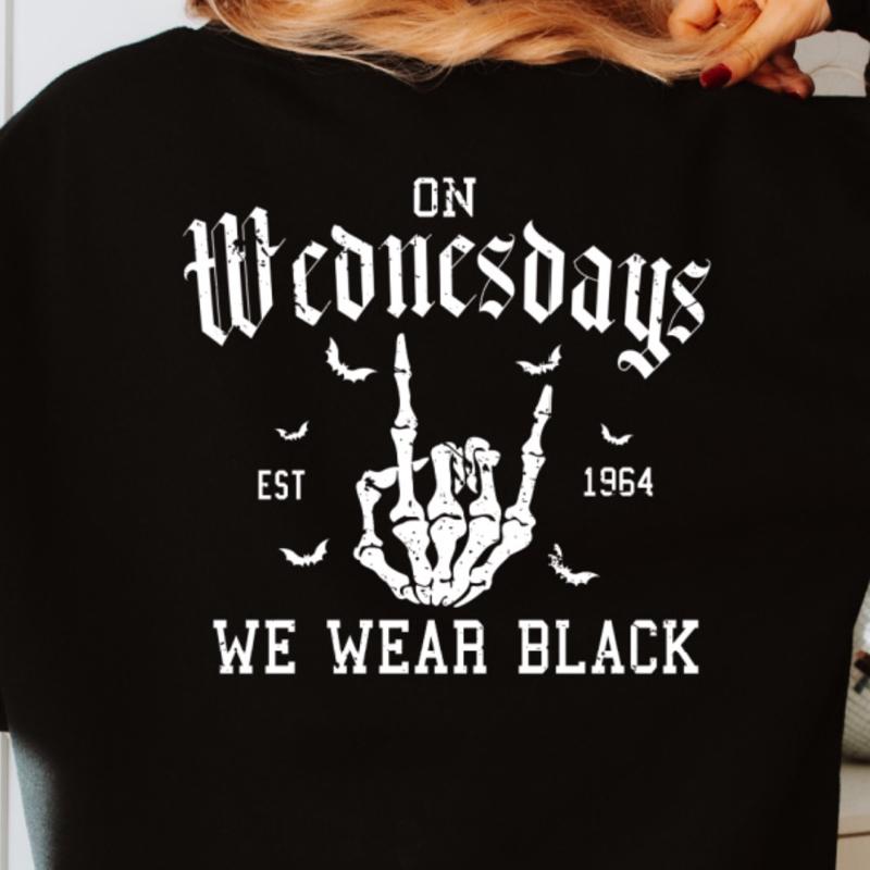 We Wear Black Halloween Sweatshirt